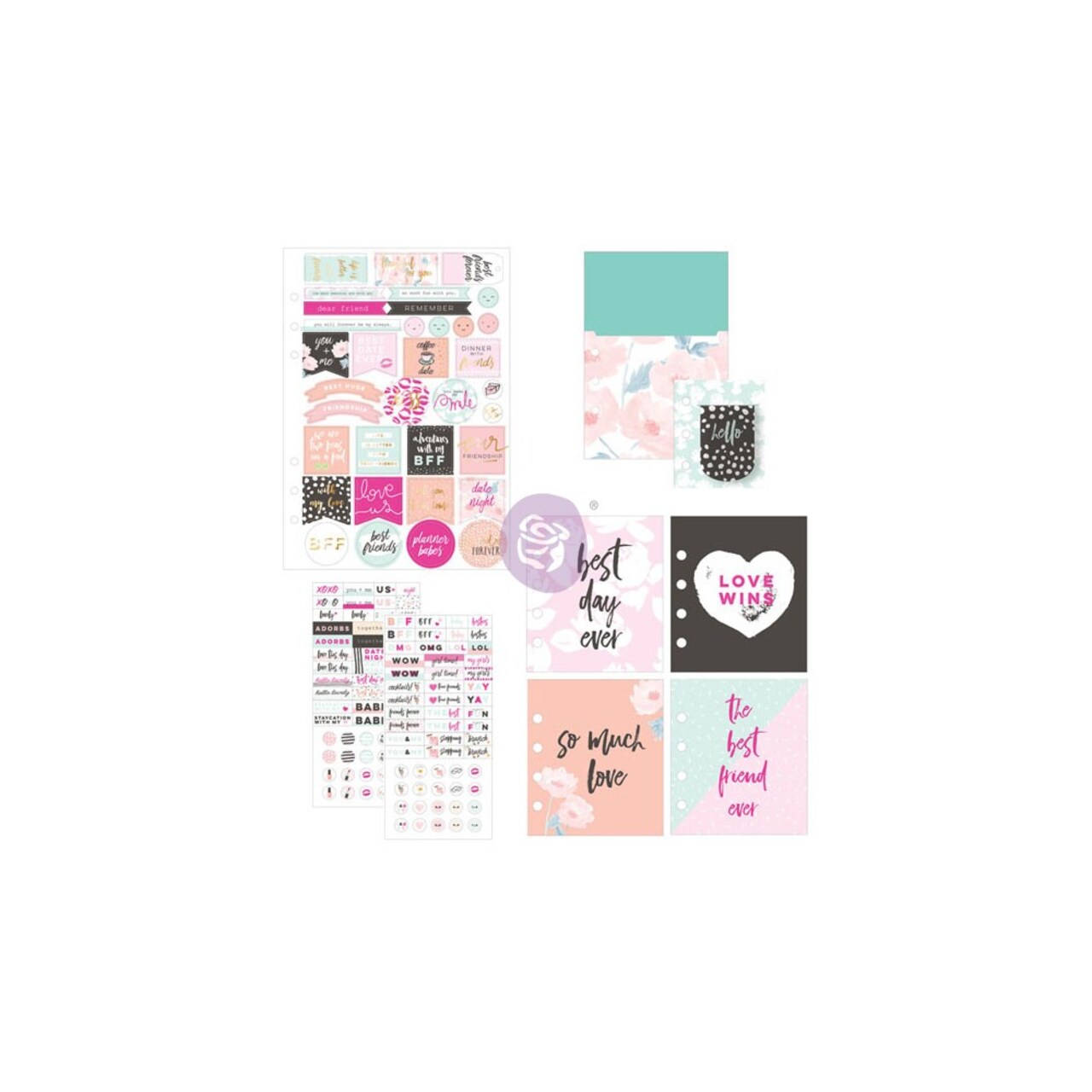 Prima Marketing Inc My Prima Planner Goodie Pack- Friendship And Love 655350592257